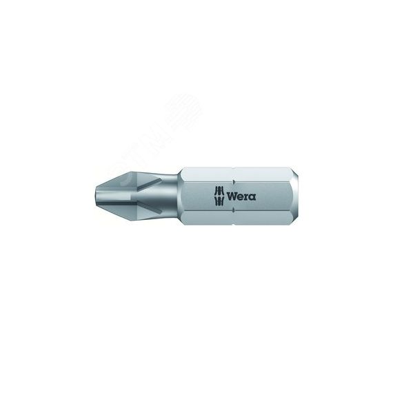 Бита 851/1 Z PH вязкая твердость хвостовик 1/4 C 6.3 PH 0 x 25 мм WERA WE-056500