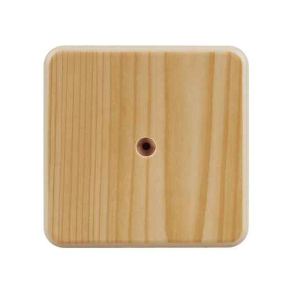 Коробка распаячная КМ41212-04 для открытой проводки безгалогенная (HF) 75х75х20мм сосна (6 клемм 6мм2) IEK