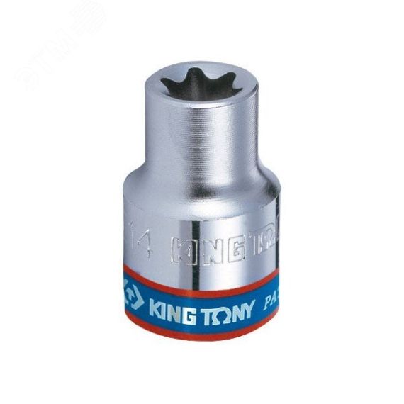 Головка торцевая TORX Е-стандарт 3/8', E16, L = 28 мм King Tony 337516M