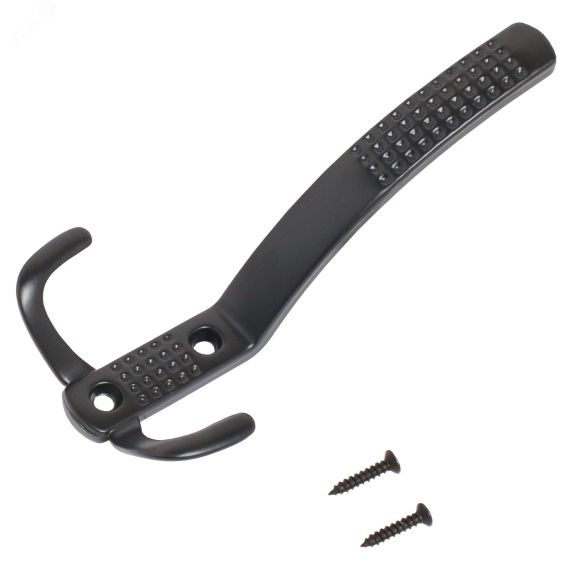 Крючок вешалка Стандарт 212 A BL матовый черный ЕВРОПАКЕТ ПТК 14618