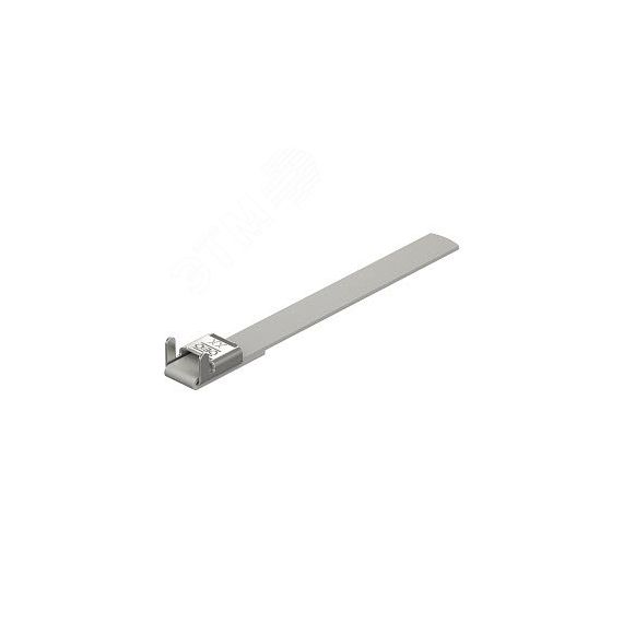 Монтажная лента с фиксатором, черная OBO Bettermann SBF 8-200 A2K