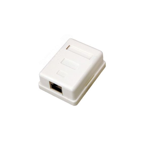Розетка компьютерная внешняя. 1-порт RJ-45 (8P8C). FTP экраниров. категория 5e, REXANT 03-0122