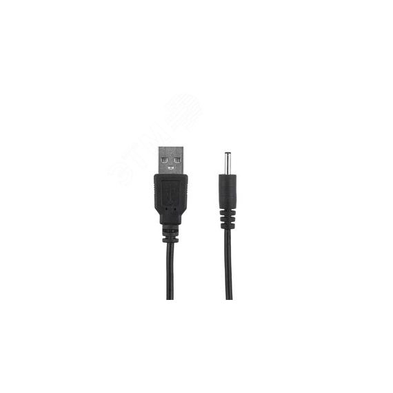 Кабель USB штекер - DC разъем питание 1,4х3,4 мм, спираль 1,5 м, 18-0235, REXANT 18-0235