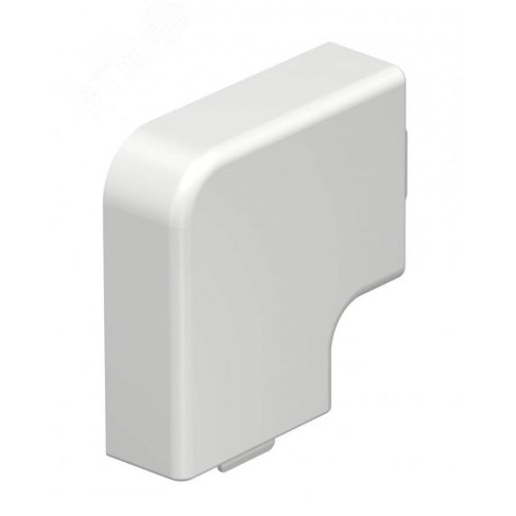Крышка плоского угла кабельного канала WDK 15x40 мм (ПВХ, белый) OBO Bettermann WDK HF15040RW