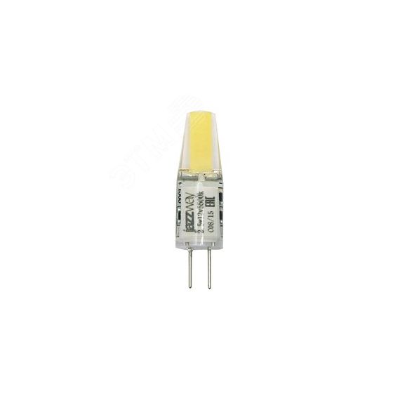 Лампа светодиодная LED 2.5вт G4 12B 200Lm теплый белый COB JazzWay 2855749