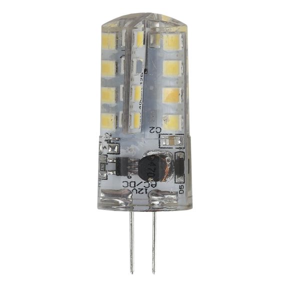 Лампа светодиодная LED 3Вт JC 4000К G4 нейтральный капсула 12V ЭРА Б0033194