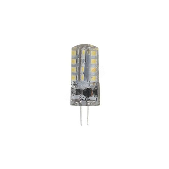 Лампа светодиодная LED 3Вт JC 2700К G4 теплый капсула 12V ЭРА Б0033193