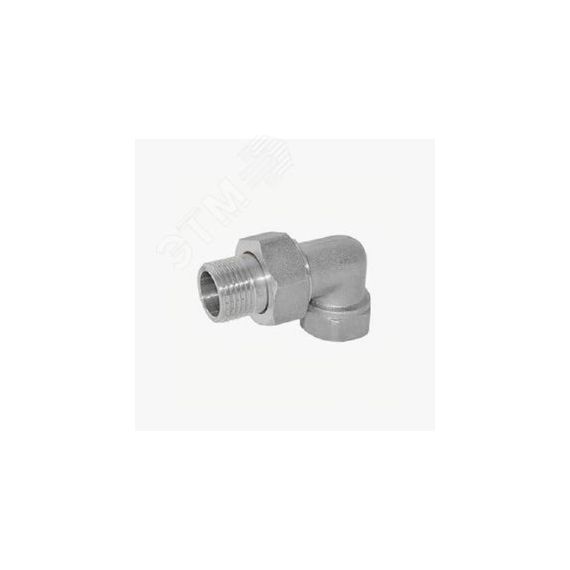 Сгон разъемный ВН 1/2' угловой (американка), никелированный Aquadeel BFN-014-501