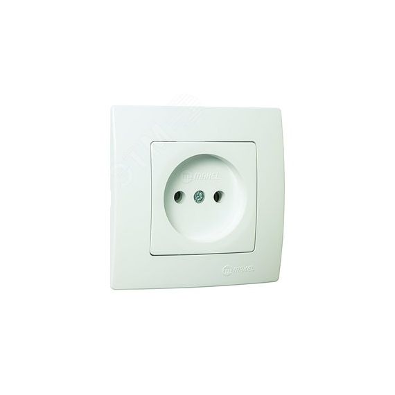 РОЗЕТКА БЕЗ ЗАЗЕМЛЕНИЯИМ LILLIUM NATURAL KARE Makel 32001022