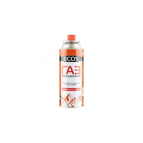 Газ в баллоне для портативных приборов ECOS (цанговый, всесезонный, 400мл) Park 105732