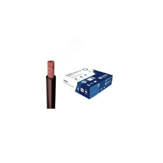 Провод силовой TOPFLEX V-K H07V-K 1х4 коричневый TopCable 131M004.R100
