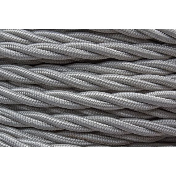 Ретро провод 3х0.75 Титан (матовый) 10м Бирони B1-432-717-10