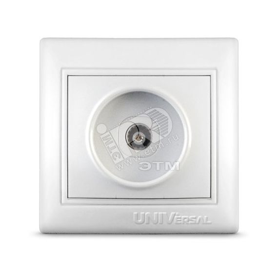 Розетка Севиль TV белая Универсал С0027