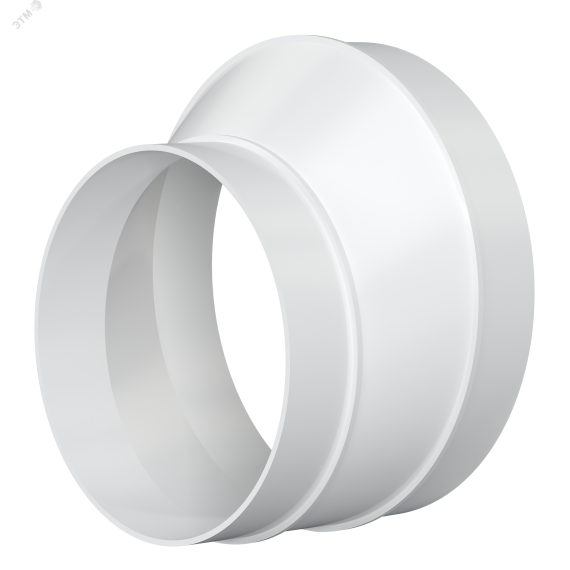 Соединитель пластиковый эксцентриковый для круглого воздуховода D80/100 ERA 0810РЭП