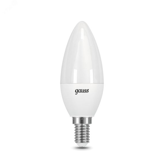 Лампа светодиодная LED 7 Вт 550 лм 6500К AC150-265В E14 свеча холодная шаговое диммирование выключателем Black Gauss 103101307-S