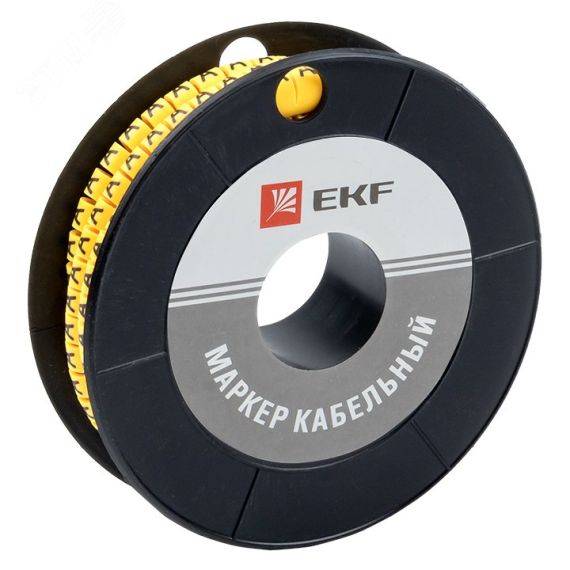 Маркер кабельный 6.0кв.мм A(350ед) (ЕС-3) EKF plc-KM-6-A