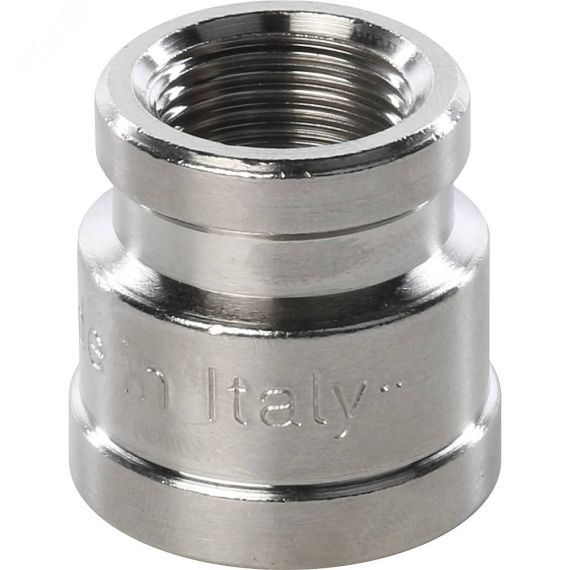 Муфта ВВ 1/2'х3/8' переходная, никелированная STOUT SFT-0006-001238