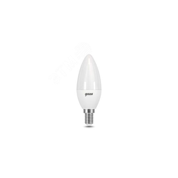 Лампа светодиодная LED 7 Вт 550 лм 6500К AC150-265В E14 свеча холодная шаговое диммирование выключателем Black Gauss 103101307-S