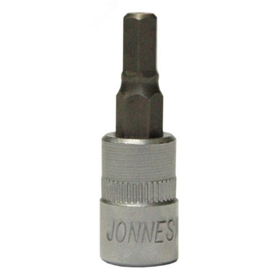 Насадка торцевая 1/4''DR с вставкой-битой шестигранной, H5, 37 мм Jonnesway S09H205