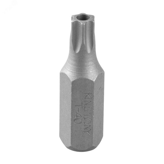 Вставка (бита) торцевая 10 мм, TORX, Т40, L = 36 мм, с отверстием King Tony 163640U
