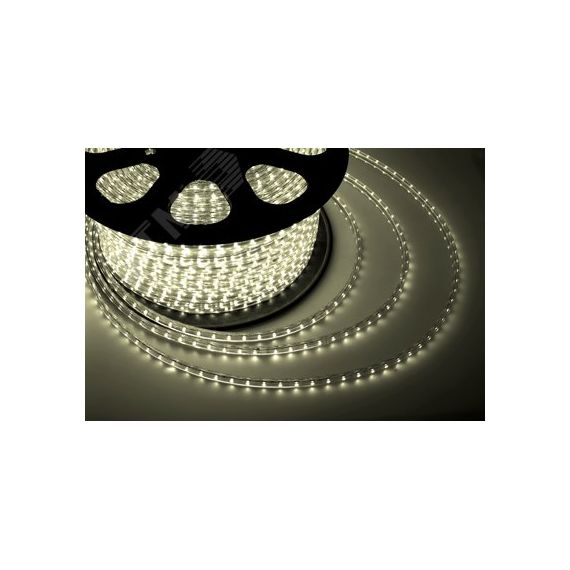 Лента LED уличная герметичная в силиконовой оболочке 220В 13х8мм IP65 SMd5050 60 диодов/метр теплый белый (бухта 50м) Neon-Night 142-106