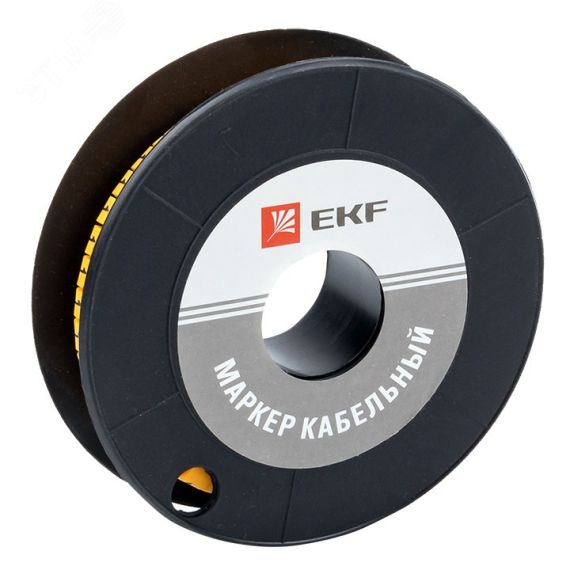 Маркер кабельный 6.0кв.мм 1 (350ед) (ЕС-3) EKF plc-KM-6-1
