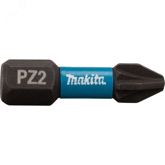 Насадка бита Impact Black PZ2, 25 мм, C-form, 2 шт. Makita B-63644
