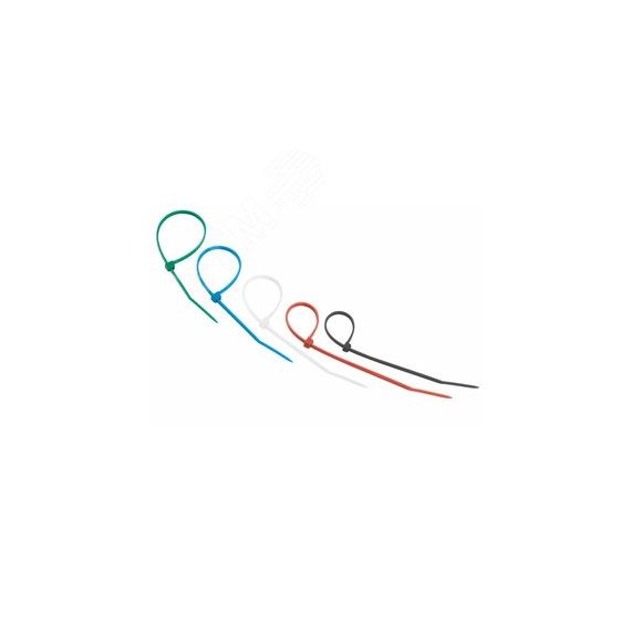 Хомут-стяжкa нeйлонoвая 300x4,8 мм, цветная, упаковка 25 шт, REXANT REXANT 07-0308-25