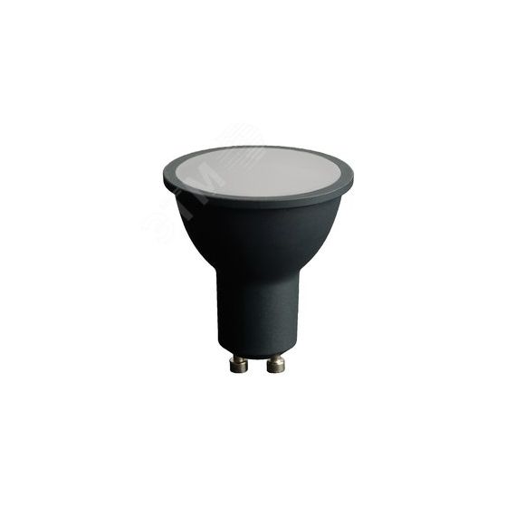 Лампа светодиодная LED 8вт 230в GU10 теплый черный корпус Feron.PRO FERON LB-1608 48958