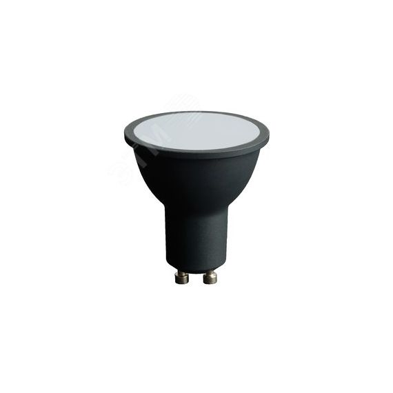 Лампа светодиодная LED 8вт 230в GU10 белый черный корпус Feron.PRO FERON LB-1608 48959