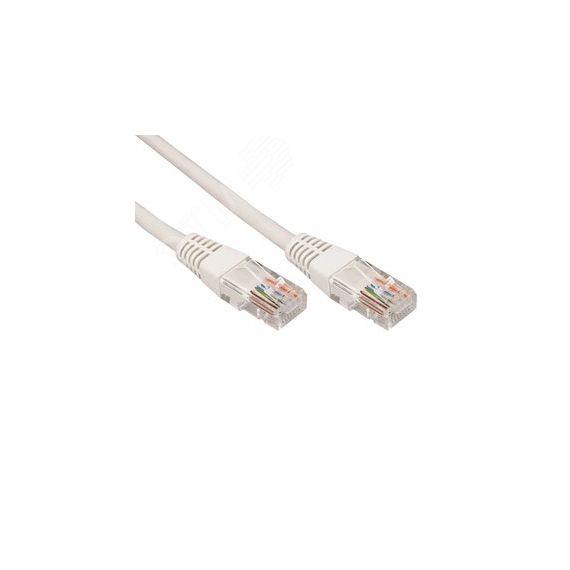Патч-корд U/UTP, CAT 5e, RJ45-RJ45, 26AWG, LSZH, серый, 1.5м, REXANT 02-0100-105