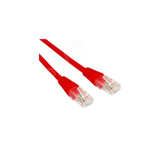 Патч-корд U/UTP, CAT 5e, RJ45-RJ45, 26AWG, LSZH, красный, 1,5м, REXANT 02-0103-105