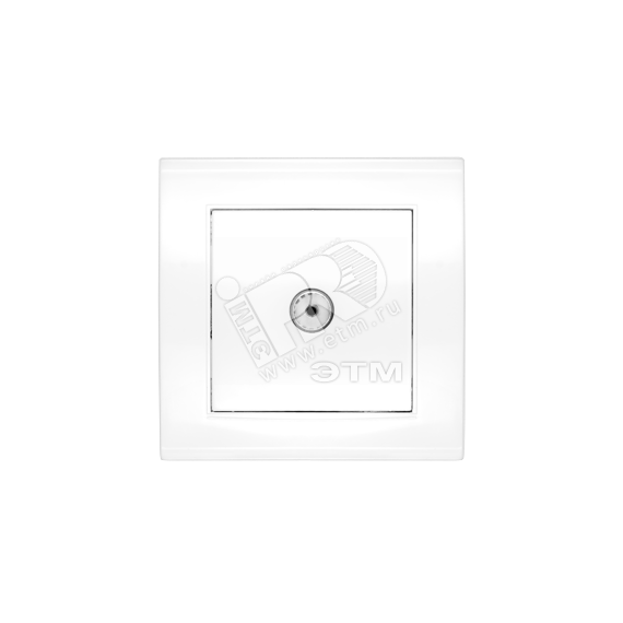Розетка Бриллиант TV белая Универсал 7947571