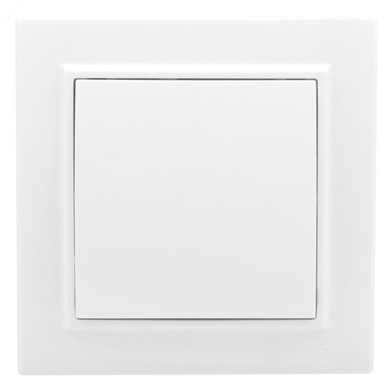 Кнопка нажимная СП Минск 10А белый EKF ERV10-028-10