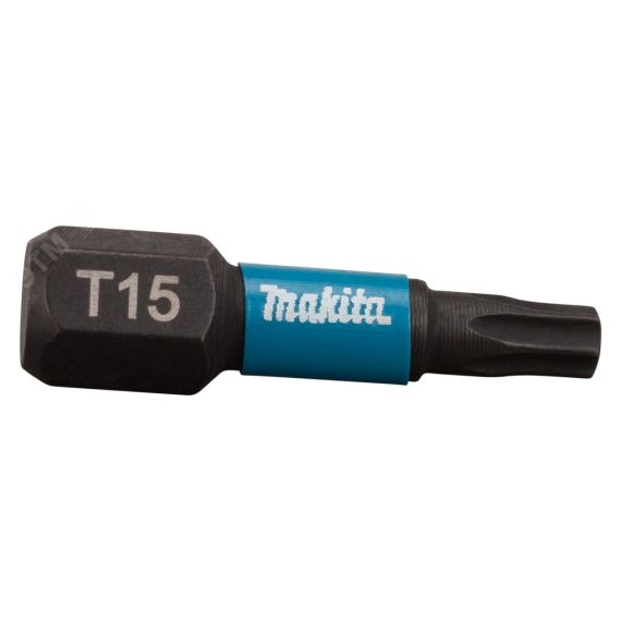 Насадка бита Impact Black T15, 25 мм, C-form, 2 шт. Makita B-63666