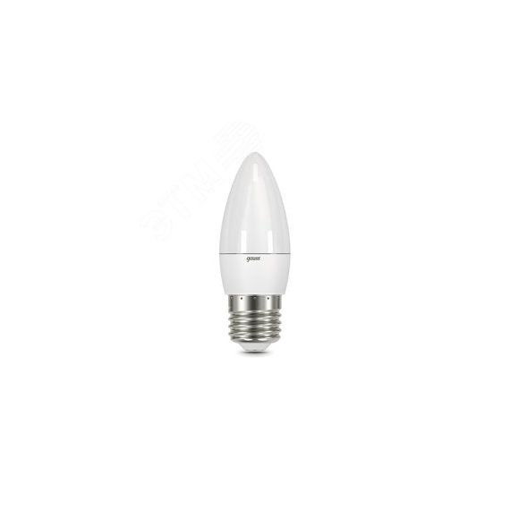 Лампа светодиодная LED 6.5 Вт 550 лм 6500К AC150-265В E27 свеча холодная Black Gauss 103102307