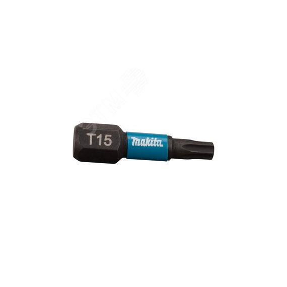 Насадка бита Impact Black T15, 25 мм, C-form, 2 шт. Makita B-63666