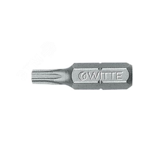 Бита TORX T9 x 25 мм 1/4'' C6.3 Industrial WITTE 295022000