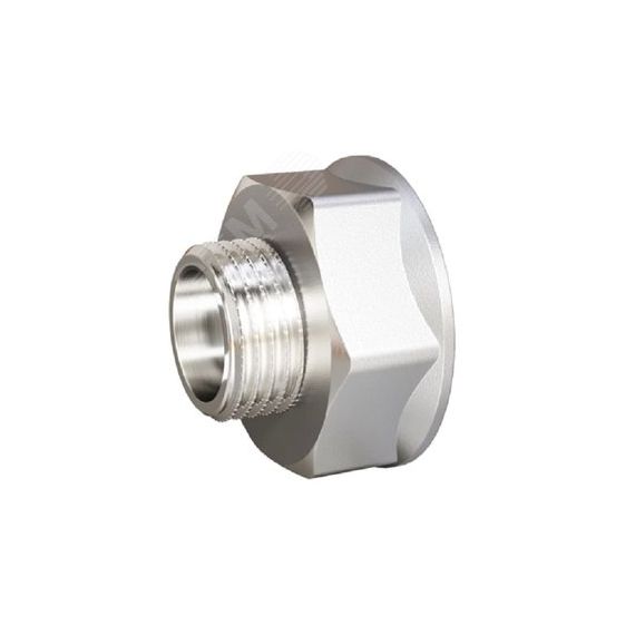 Переход  1'ВР х 1/2'НР латунь никель LD Pride LD.67.509.25х15