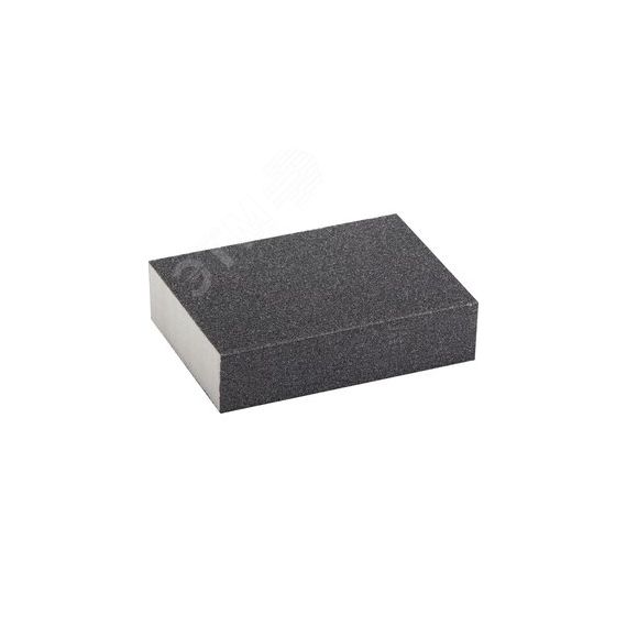 Губка шлифовальная ''ЭКСПЕРТ'' четырехсторонняя, SiC, средняя жесткость, Р120, 100х68х26 мм ЗУБР 35612-120