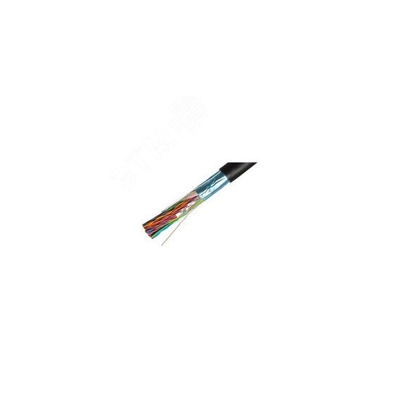 Кабель для компьютерных сетей FTP 25PR-CAT5 (24 AWG) медный, внешний, черный, 305 м Cadena FTP 25PR-CAT5black