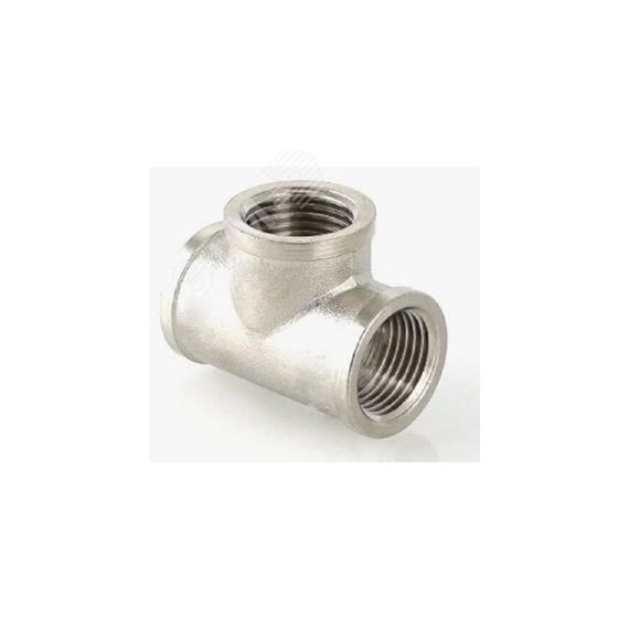 Тройник ВВВ 1/2'х1/2'х1/2' никелированный Aquadeel BFN-011-203