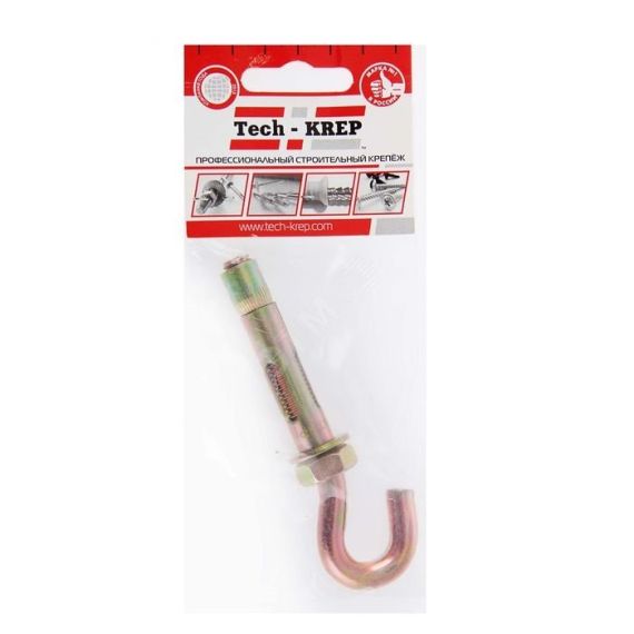 Анкерный болт с крюком 14x70 (1 шт) Tech-Krep 124354