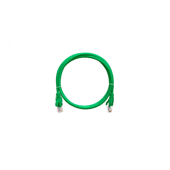 Патч-корд U/UTP 4 пары Cat 5e 2хRJ45/8P8C T568B 7х0205мм LSZH зеленый 015м NIKOMAX/NIKOLAN NMC-PC4UD55B-001-C-GN
