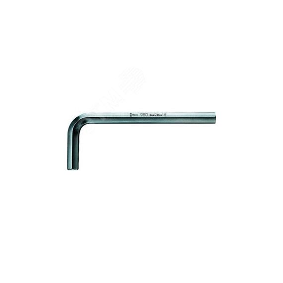 Ключ 950 Г-образный хромированный 3.5 x 66 мм WERA WE-021025