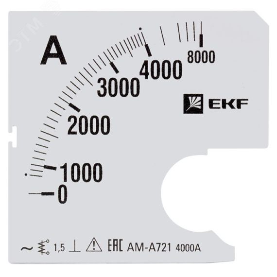 Шкала сменная для A721 4000/5А-1,5 PROxima EKF s-a721-4000