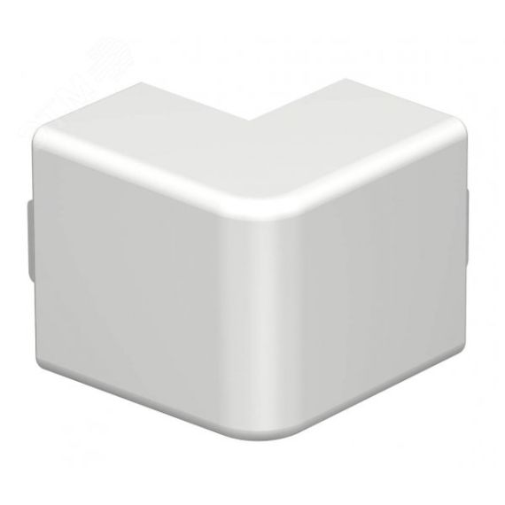 Крышка внешнего угла кабельного канала WDK 25x40 мм (ПВХ, белый) OBO Bettermann WDK HA25040RW