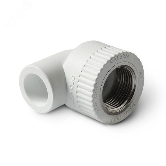 Угольник 32 х 3/4' ВР комбинированный, полипропиленовый, белый PRO AQUA PA26016P