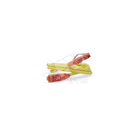 Патч-корд PC-LPM-UTP-RJ45-RJ45-C5e-0.15M-LSZH-YL U/UTP категория 5е LSZH 0.15м желтый Hyperline 229918