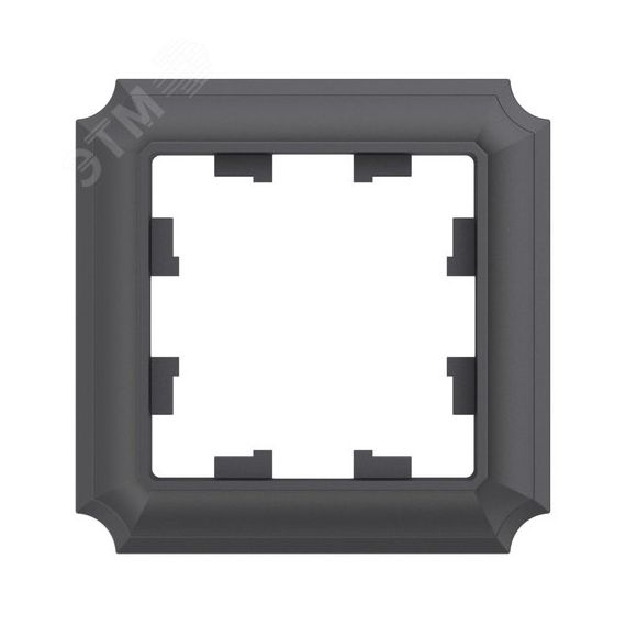 ATLASDESIGN ANTIQUE 1-постовая рамка, БАЗАЛЬТ SE (Systeme) ATN101401